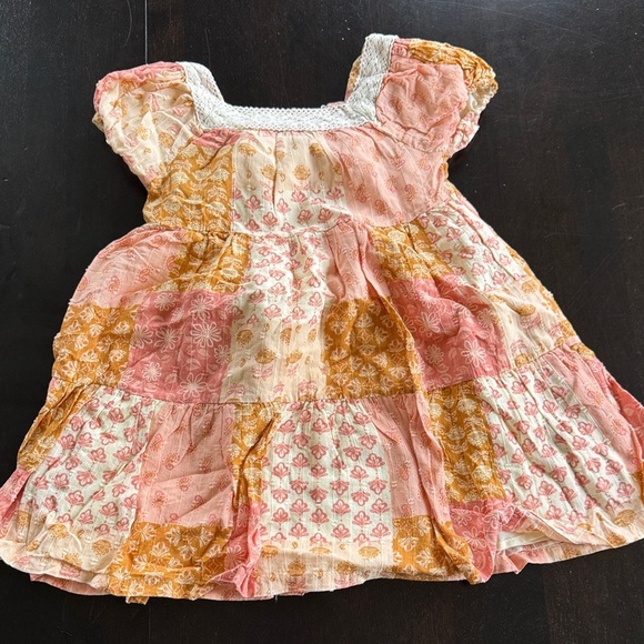 Haute Hippie Other - Haute Hippie Pink and Gold Patchwork Cotton Kids Dress